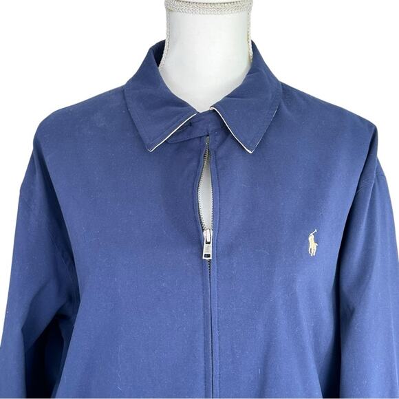 Ralph Lauren - Classic Bi-swing Navy Blue Polo Jacket, Size: L - Picture 2 of 15